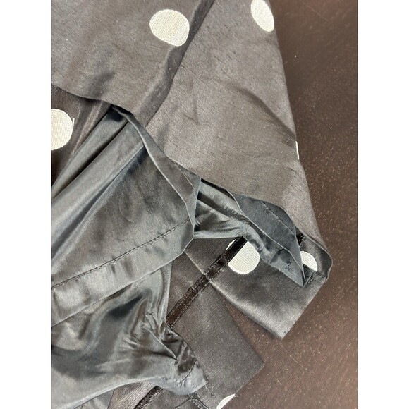 Coast Bloomingdales Mollina Spot Shift Dress Black White Polka Dots 4 Linen Silk - Picture 12 of 16